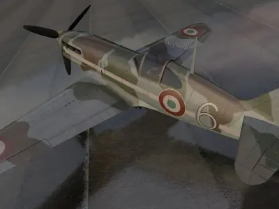 Dewoitine D-520 3D model