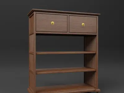 Book Case Free 3D model