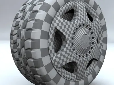 VW Wheel 3D model