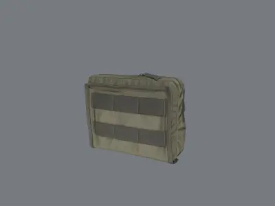 Utility pouch Low-poly 3D model