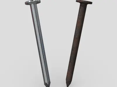 CC0 - Nail Free low-poly 3D model