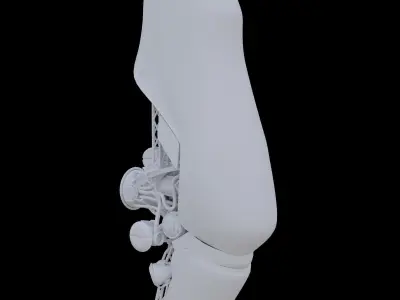 SPACESHIP 4 Low-poly 3D model