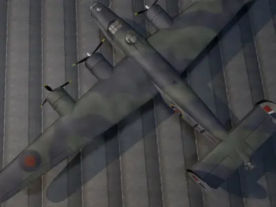 Consolidated Liberator Mk-3 - RAF 3D model