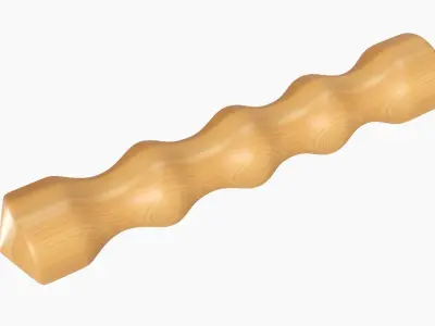 Wooden fist Free 3D model