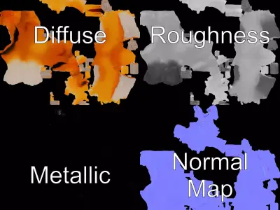 Vibrant Feathered Creature model pack Low-poly 3D model