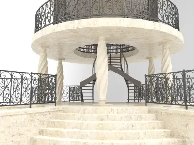 Antic Building  3D model