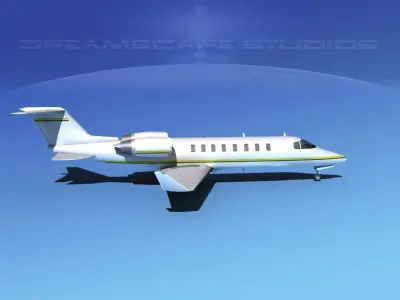 LearJet 45 V14 3D model