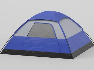 Camping Tents Collection 3D model
