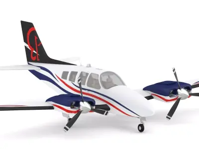 Beechcraft Baron G58 3D model