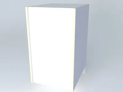 B0D0D cabinet with three shelves Free 3D model