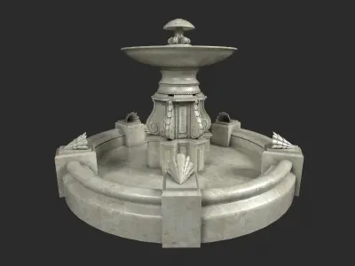 Fountain 3D model