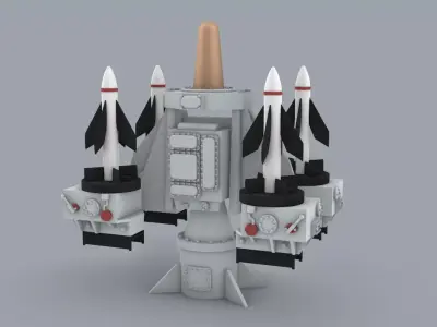 GWS24 Sea Cat 3D model