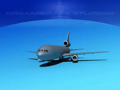 McDonnell Douglas KC-10 Unmarked 3D model