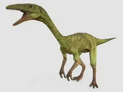 Dinosaurs pack Low-poly 3D model
