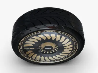 D4 Wheelrim Maresal3d Low-poly 3D model