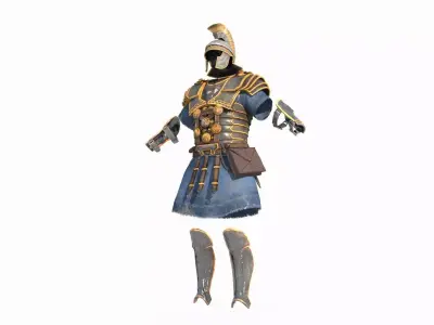 Marshal s armor during the Roman era 3D model
