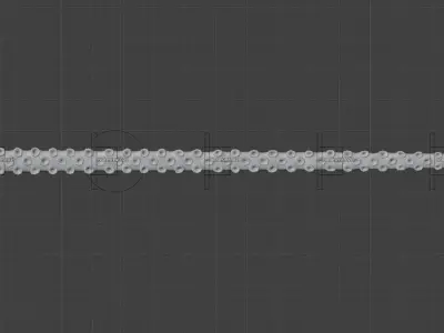 Tentacle low poly Low-poly 3D model