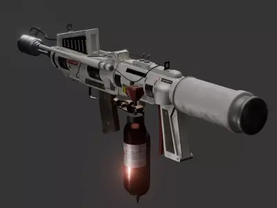  Alien flamethrower  3D model