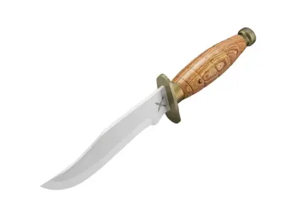 Hunting Knife Free low-poly 3D model