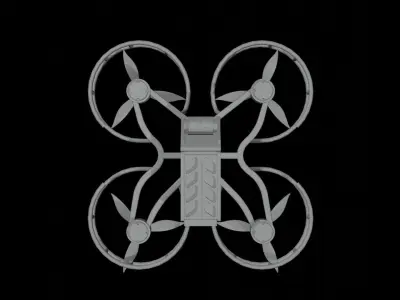 INDOOR FPV DRONE Free 3D model