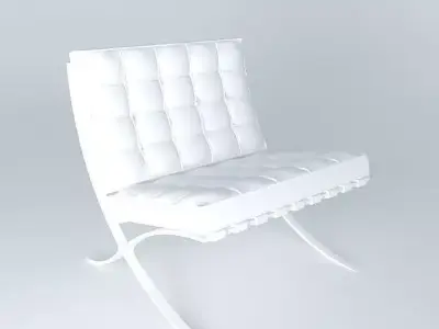 Barcelona Chair Free 3D model buy