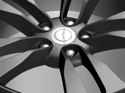 Chrysler 300 SRT8 Satin Vapor rim 3D model