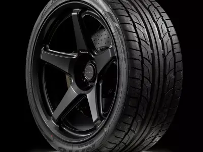 Nitto NT555 G2 295 30 ZR22 103W XL 3D model