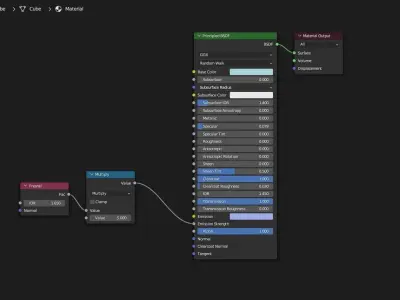 Procedural jellyfish blender cycles 3D model