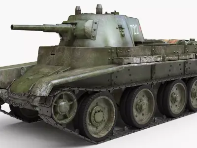 Tank BT 7 Corona  3D model