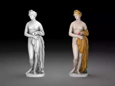 Venus Verticordia collection Low-poly 3D model
