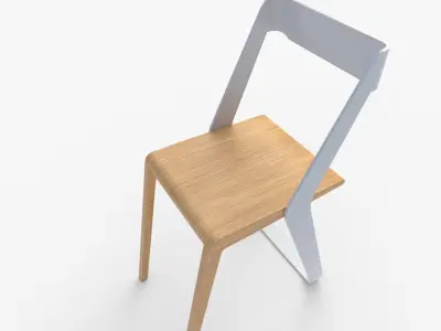 Ruban Chair Free low-poly 3D model