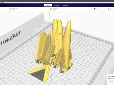 F-18 HORNET SCALE 1-72 PRINTABLE STL FILES 3D print model