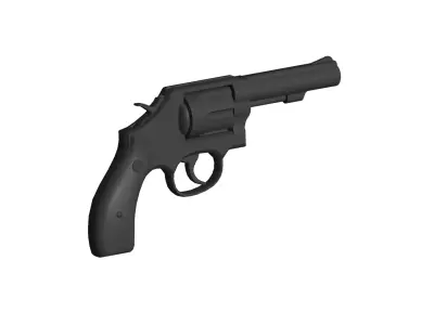 Smith Wesson Model 10 3D model