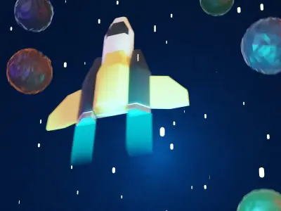 3D Spaceship  3D model