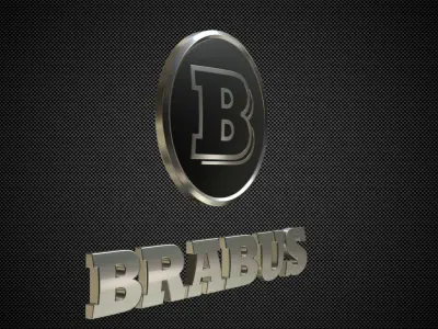 brabus logo 3D model