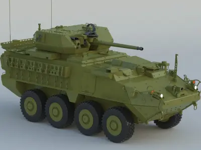 Stryker Dragoon M1296 3D model