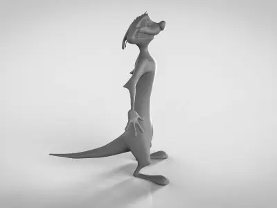 timon cartoon character Free 3D model