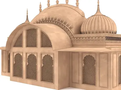 Indian Palace Dome 3D model