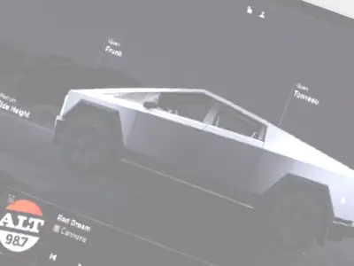 Cybertruck Car Screen 3D model