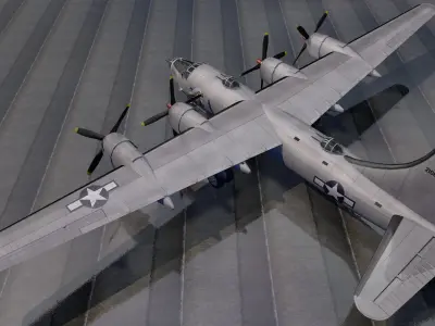 Consolidated B-32 Dominator 3D model