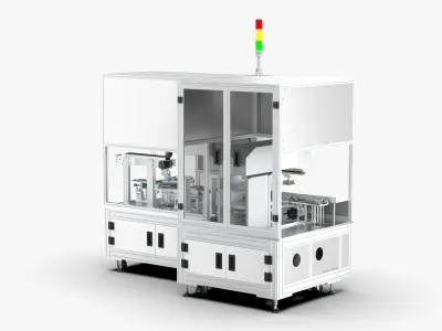 Fully Automatic Battery Pad Printing Inkjet Testing Machine 3D model