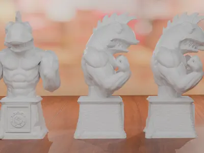 Flying Hellfish 3D print model