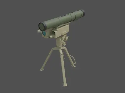 Kornet AT-14 Spriggan pbr Low-poly 3D model