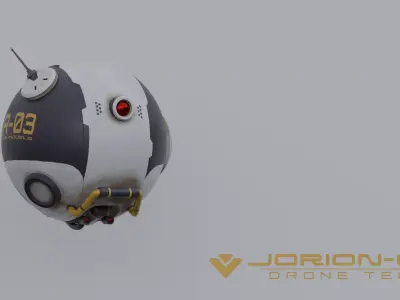 Jorion Flying Robot Drone  Low-poly 3D model