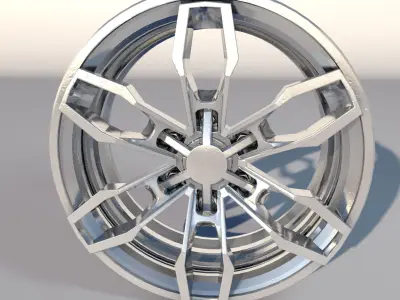 Tire with disc 3D model