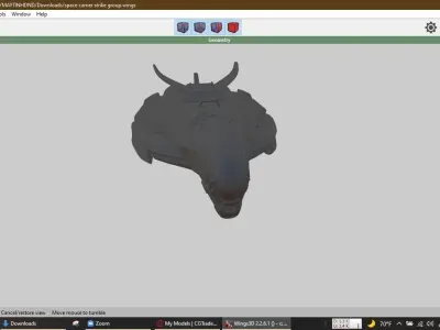 space aircraft carrier Free 3D model