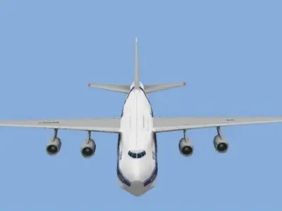 An-124N boeing for gta san andreas Low-poly 3D model