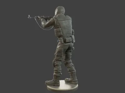 CzechSlovak Police Tactical Unit CPTU2 006 3D print model