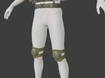 Turkish Army Mountainer Commando Unit Armed 3D model