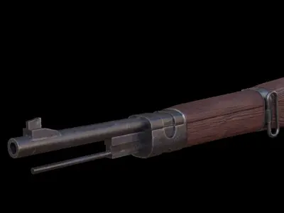 VZ24 Rifle Low-poly 3D model